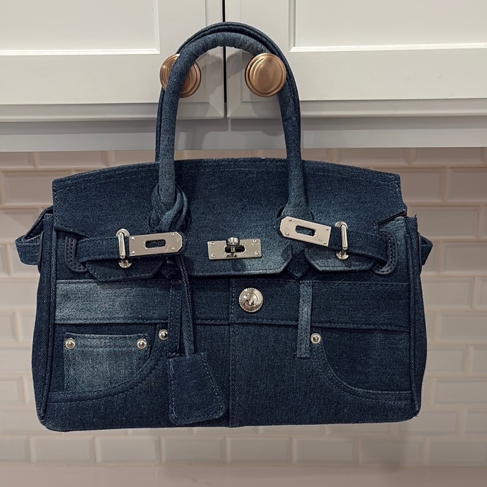 Elegant Denim Handbag